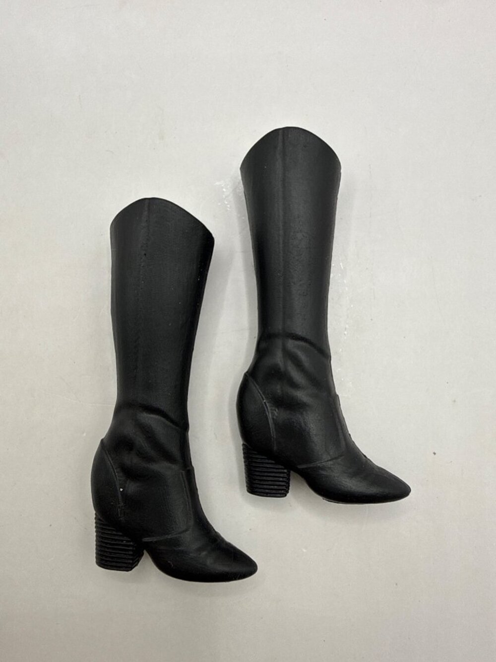 Barbie Fashion Fever Black Tall Boots Fashionistas Doll Clothes Shoes Vtg